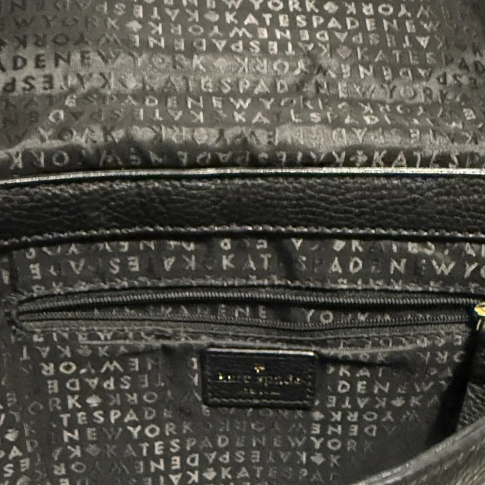 Kate Spade Black Leather Shoulder Bag - Picture 4 of 6